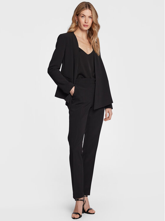 TWINSET TWINSET Marynarka 231TP2775 Czarny Regular Fit