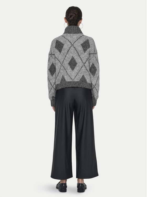 JDY JDY Rollkragenpullover Zoey 15330718 Grau Loose Fit