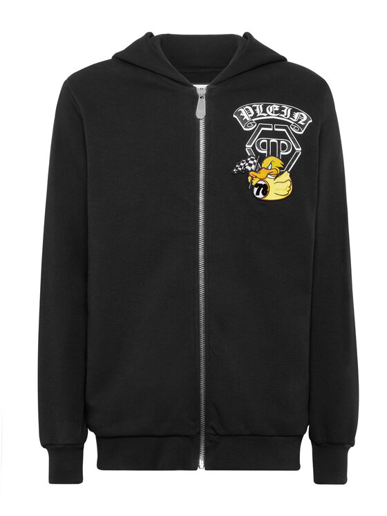 PHILIPP PLEIN PHILIPP PLEIN Felpa 24347 Nero Athletic Fit