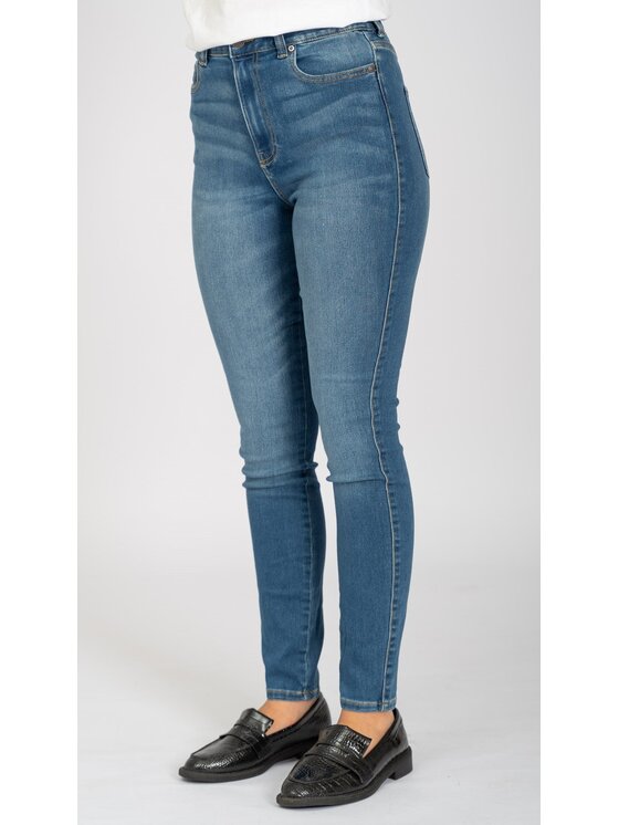 TeeShoppen TeeShoppen Jeansy Oryginalne dżinsy chude Niebieski Skinny Fit