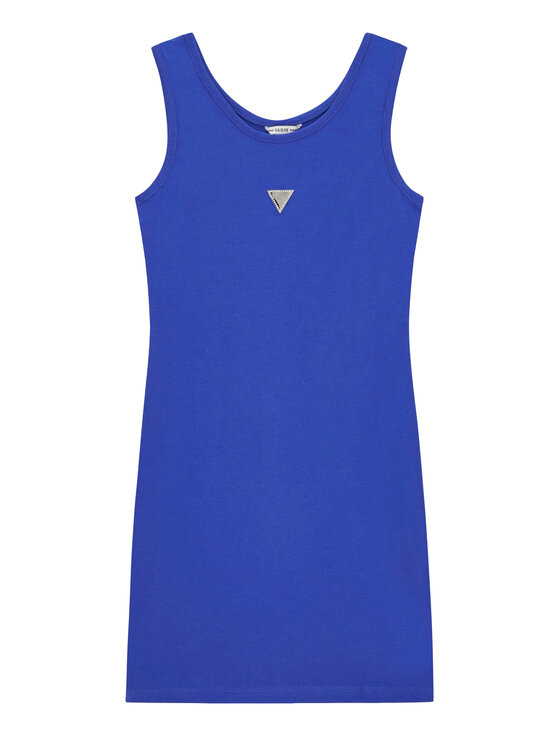 Guess Guess Vsakodnevna obleka J6GK30 J1314 Modra Slim Fit