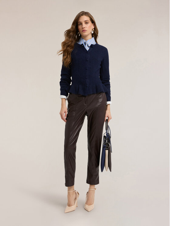 Motivi Motivi Cardigan M061W003742N034 Blu Regular Fit