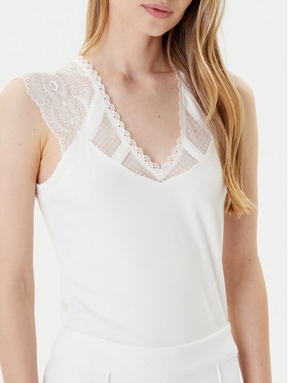 Morgan Morgan Bluse 252-DEMYL Weiß Regular Fit
