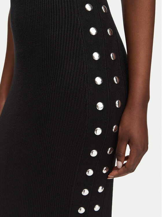 KARL LAGERFELD KARL LAGERFELD Ежедневна рокля B3W13041 Черен Slim Fit
