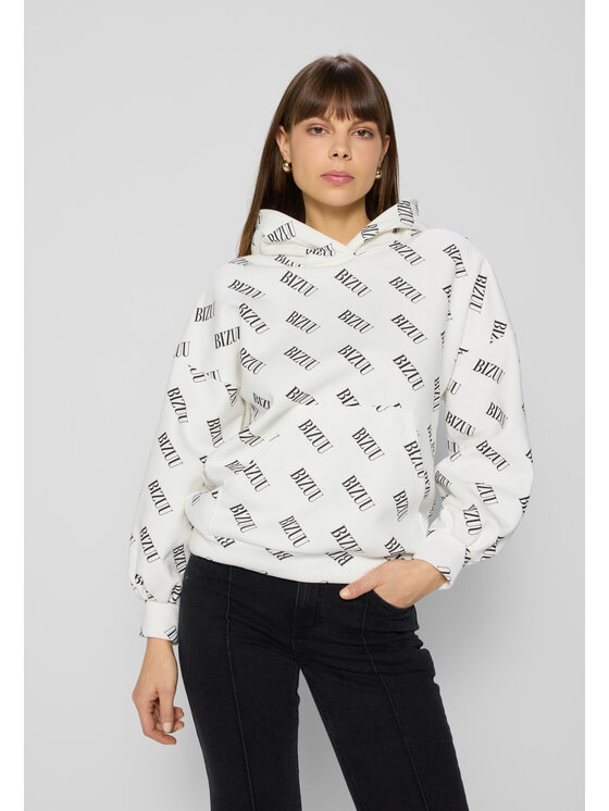 BIZUU Bluza, rozmiar M/L Biała, LINDY