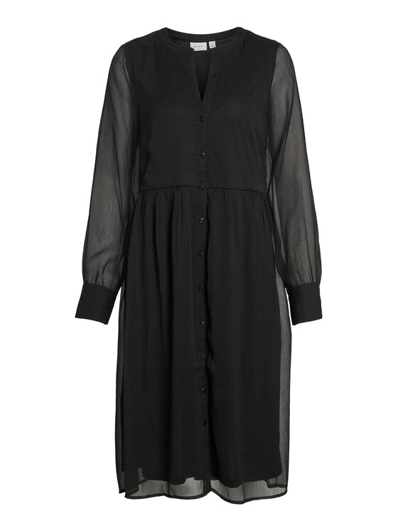 Vila Vila Rochie de zi Falia 14084475 Negru Regular Fit