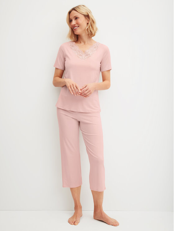 Calida Calida Pyžamo 44827 Růžová Regular Fit