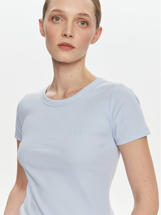 Gap Gap T-shirt 870883 Svijetloplava Slim Fit