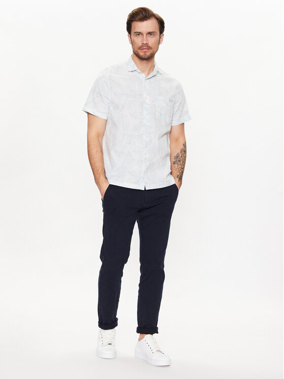Guess Guess Cămașă M3GH71 WFDZ0 Albastru Regular Fit
