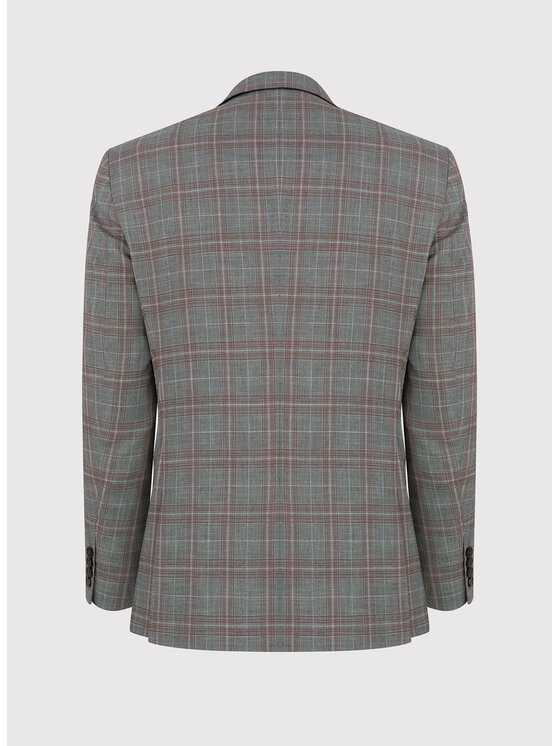 Pako Lorente Pako Lorente Marynarka P23WF-3X-021 Szary Slim Fit
