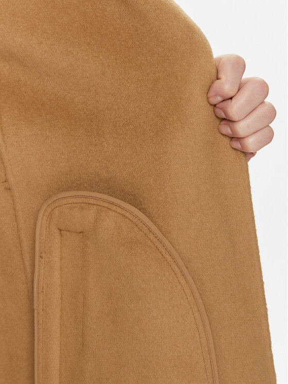 Liu Jo Liu Jo Vlněný kabát MF3242 T4627 Hnědá Regular Fit
