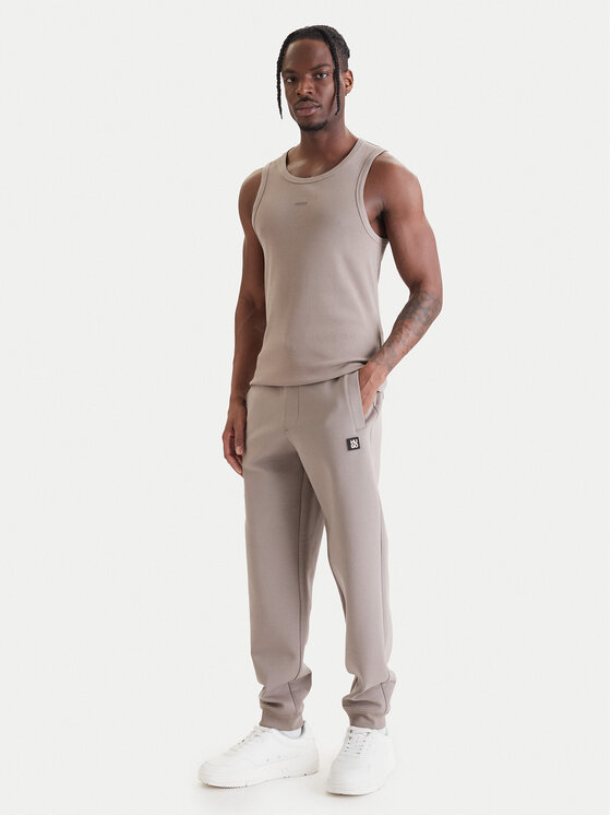 HUGO HUGO Tank top marškinėliai Dapota 50563744 Ruda Slim Fit