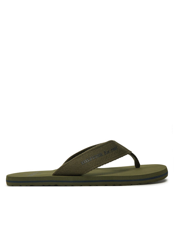 Tommy Hilfiger Tommy Hilfiger В'єтнамки Hilfiger 85 Beach Sandal FM0FM05339 Зелений