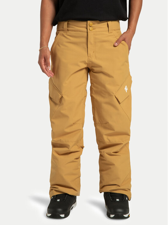 DC Shoes DC Shoes Snowboardové kalhoty Nonchalant ADJTP03023 Žlutá Regular Fit