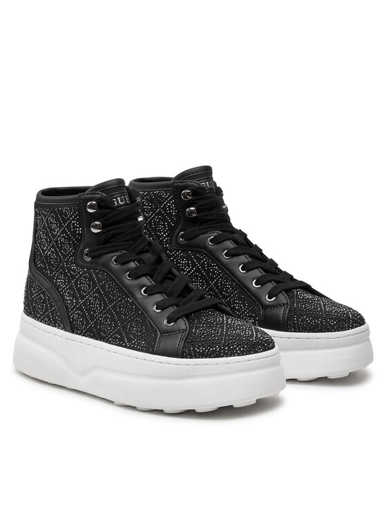 Guess Guess Sneakersy Queenly FLTQUE FAL12 Czarny