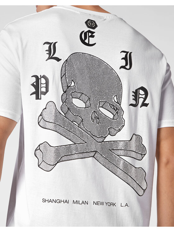 PHILIPP PLEIN PHILIPP PLEIN T-Shirt 9935 Biały Regular Fit