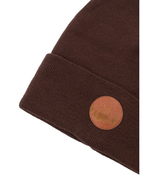 Kabak Kabak Czapka klasyczna beanie Brązowy