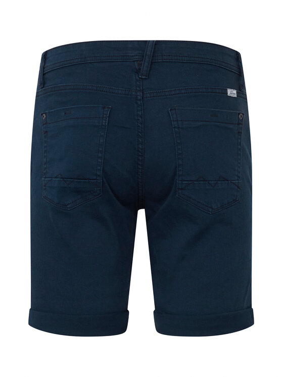 Blend Blend Šortky z materiálu 20713333 Tmavomodrá Regular Fit