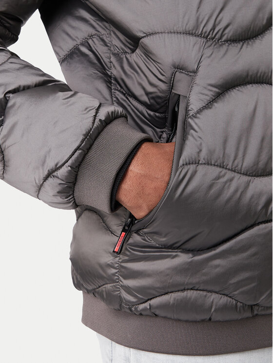 Guess Guess Преходно яке M6RL0M WDQ52 Сив Regular Fit