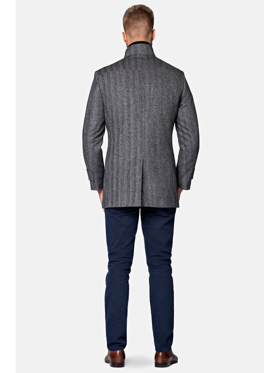 Lancerto Lancerto Płaszcz Embrace Szary Regular Fit