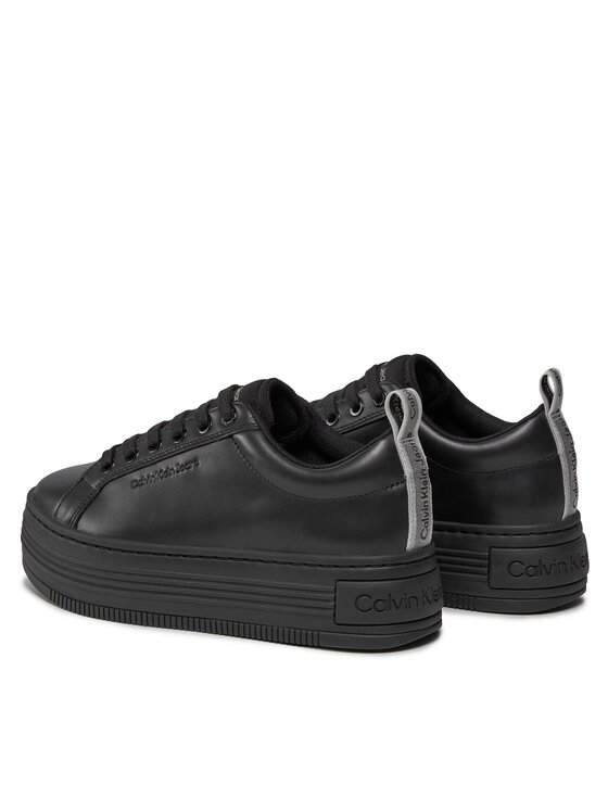 Calvin Klein Jeans Calvin Klein Jeans Superge Bold Flatf Low Laceup Lth In Lum YW0YW01309 Črna
