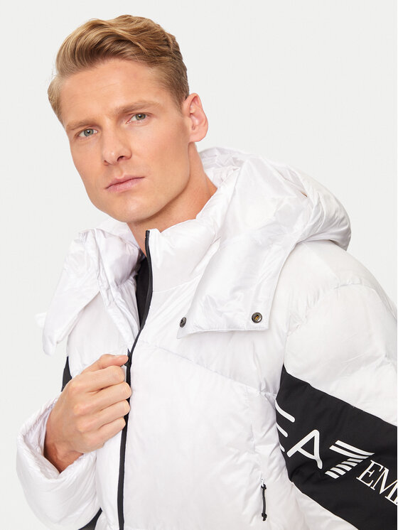 EA7 Emporio Armani EA7 Emporio Armani Puhovka 6DPB33 PNEOZ 1100 Bela Regular Fit
