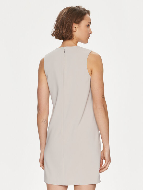 Calvin Klein Calvin Klein Každodenní šaty K20K207257 Béžová Slim Fit