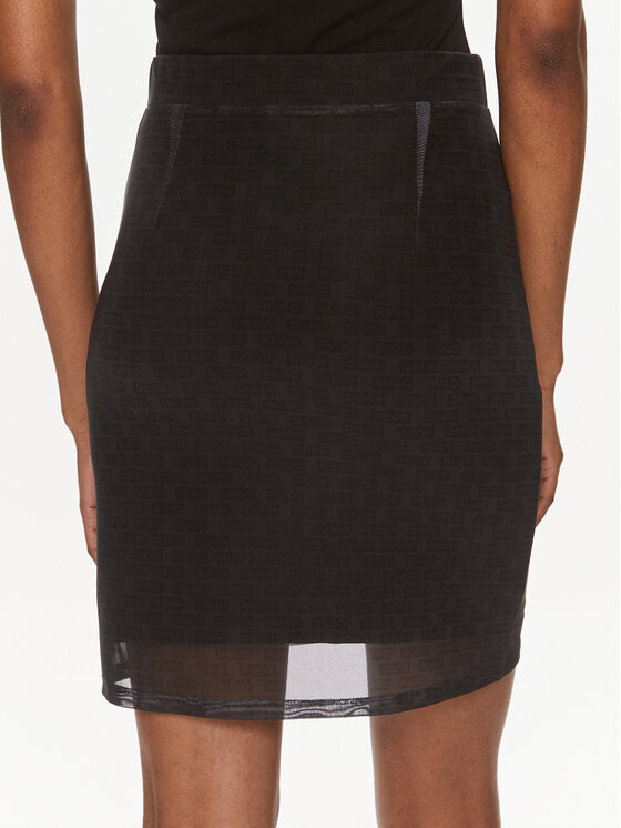 HUGO Hugo Mini sukně Nadeen_B 50513471 Černá Slim Fit