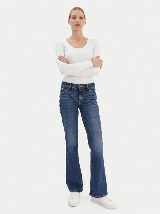 Guess Jeans Guess Jeans Džínsy W5RA1S D5M44 Tmavomodrá Regular Fit