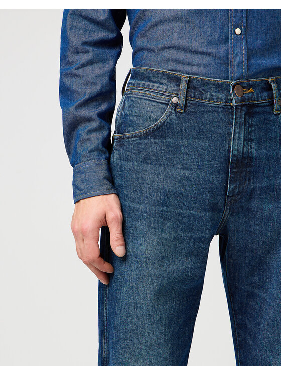 Wrangler Wrangler Jeansy FRONTIER Niebieski Regular Fit