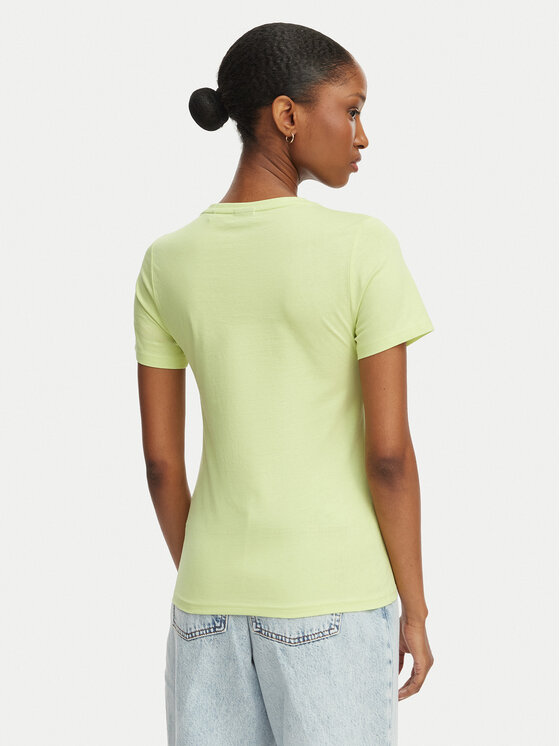 HUGO HUGO T-shirt Classic 50513667 Svijetlo zelena Slim Fit