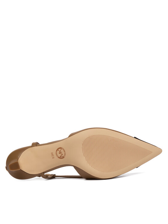 MICHAEL Michael Kors MICHAEL Michael Kors Lodičky Alora Toe Cao Mid Sling 40R6AOMS1L Hnedá