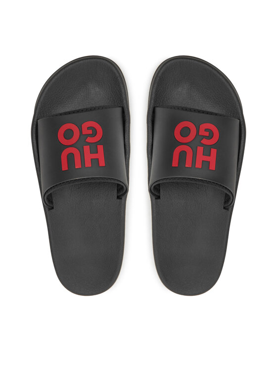 HUGO Hugo Pantoletten Nil Slid mdtpu N 50497864 Schwarz