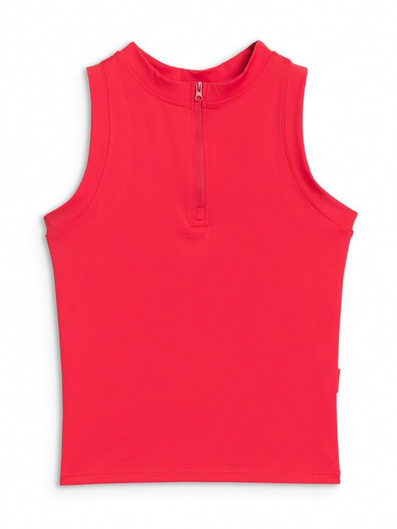 4F 4F Tank top INFLUENCER Czerwony Slim Fit