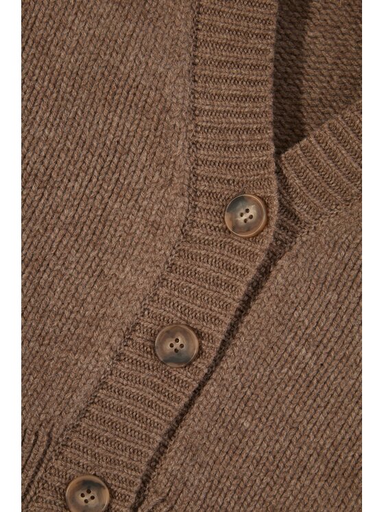 La Mania La Mania Sweter MARI 2 Brązowy Classic Fit