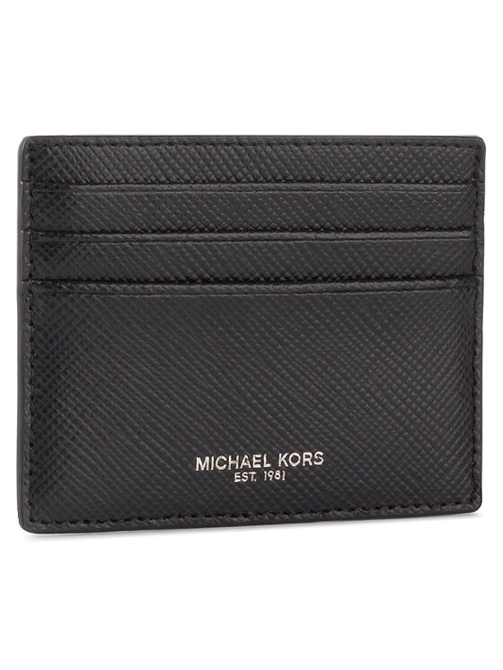 MICHAEL Michael Kors MICHAEL Michael Kors Custodie per carte di credito Tall Card Case 39F6LHRD2L Nero