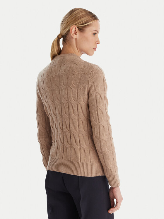 Tommy Hilfiger Tommy Hilfiger Пуловер WW0WW43586 Бежов Regular Fit