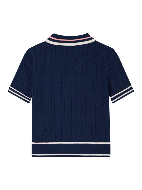 Guess Guess Strickjacke J6RR16 Z4652 Dunkelblau Regular Fit