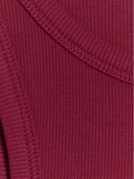 4F 4F Top COURT SOCIETY Bordowy Slim Fit