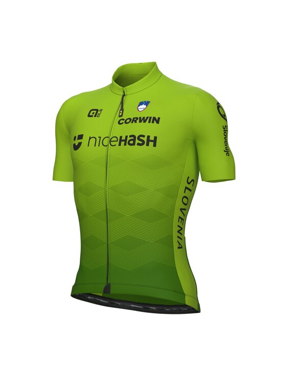 Alé Cycling Alé Cycling Koszula Prime Federazione Slovena Zielony Fitted Fit
