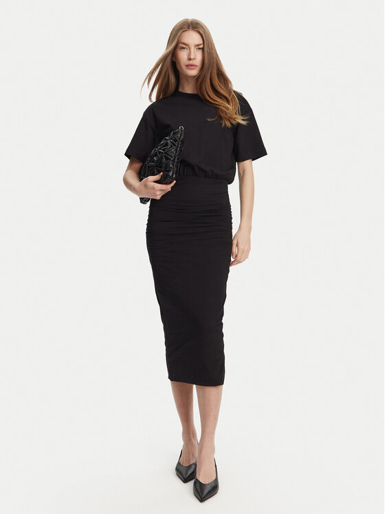 Marella Marella Vestito da giorno Ileana 2513621014 Nero Slim Fit