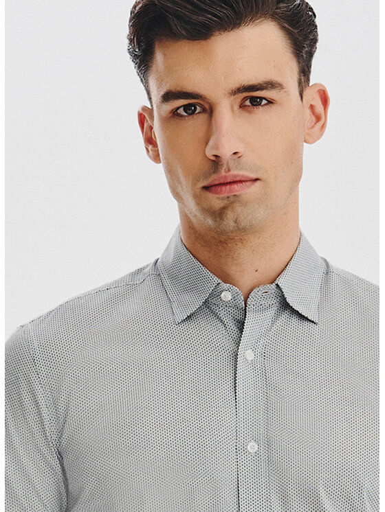 Pako Lorente Pako Lorente Koszula P25WN-1X-032 Biały Slim Fit