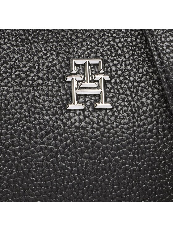 Tommy Hilfiger Tommy Hilfiger Handtasche The Emblem Crossover AW0AW14219 Schwarz