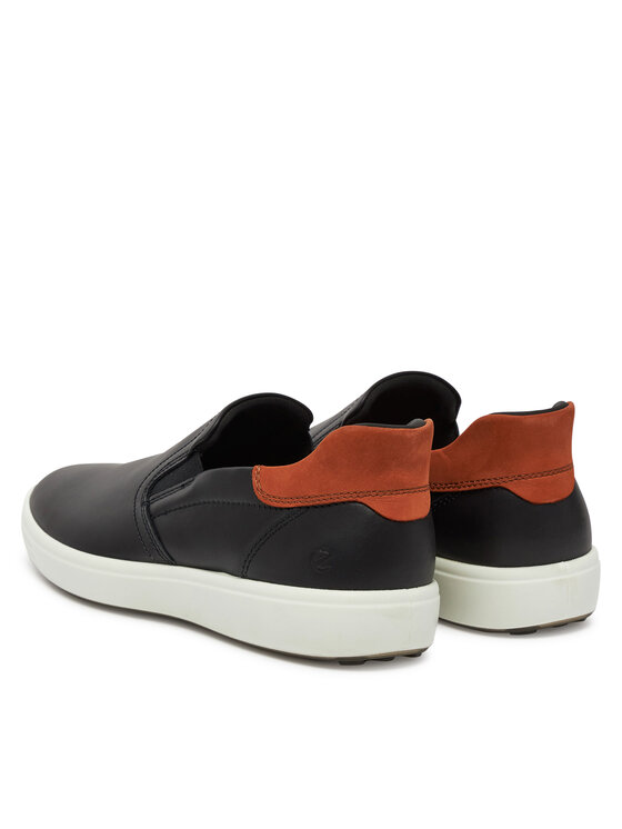 ECCO ECCO Polobotky Soft 7 47083451866 Černá