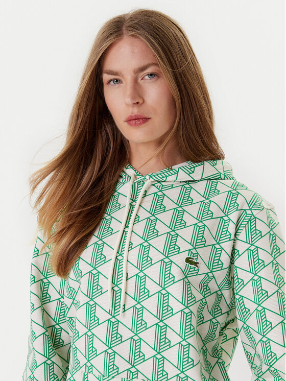 Lacoste Lacoste Bluza SH2855 Zielony Classic Fit