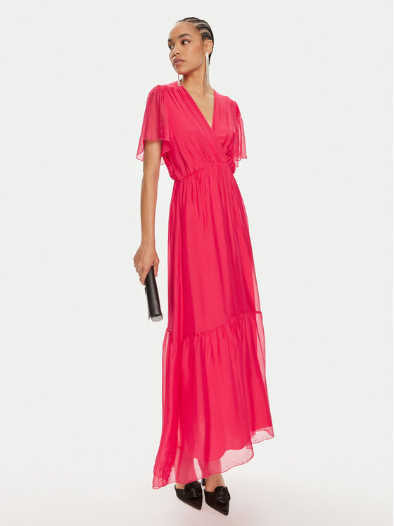 Haveone Haveone Rochie de vară AFF-L013 Roz Regular Fit