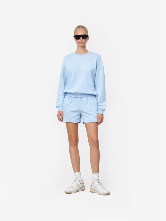 La Mania La Mania Mikina BEL Světle modrá Basic Fit
