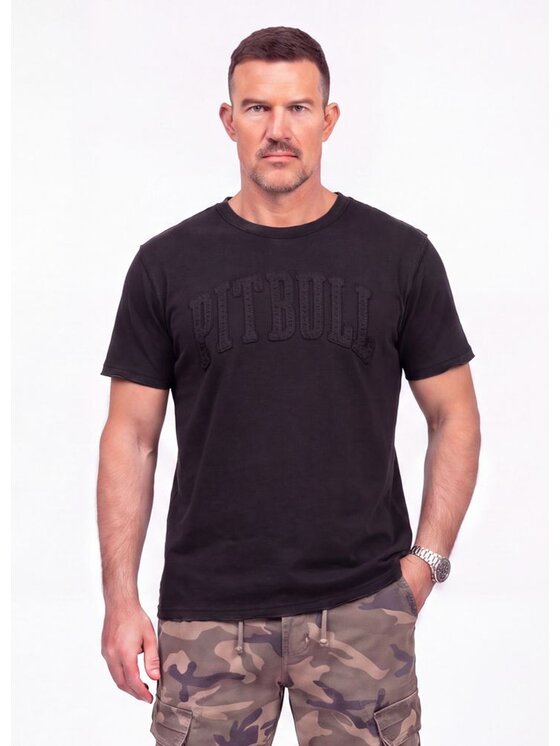 PITBULL PITBULL T-Shirt NORTON APP Szary Regular Fit