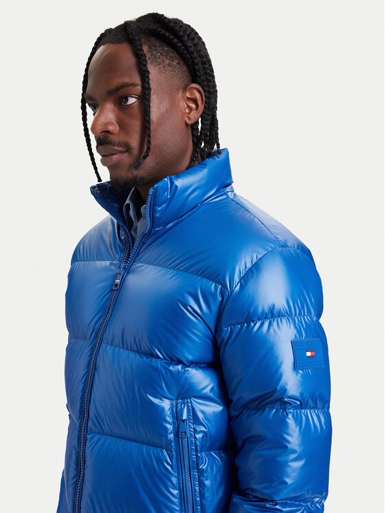 Tommy Hilfiger Tommy Hilfiger Daunenjacke MW0MW40617 Blau Regular Fit