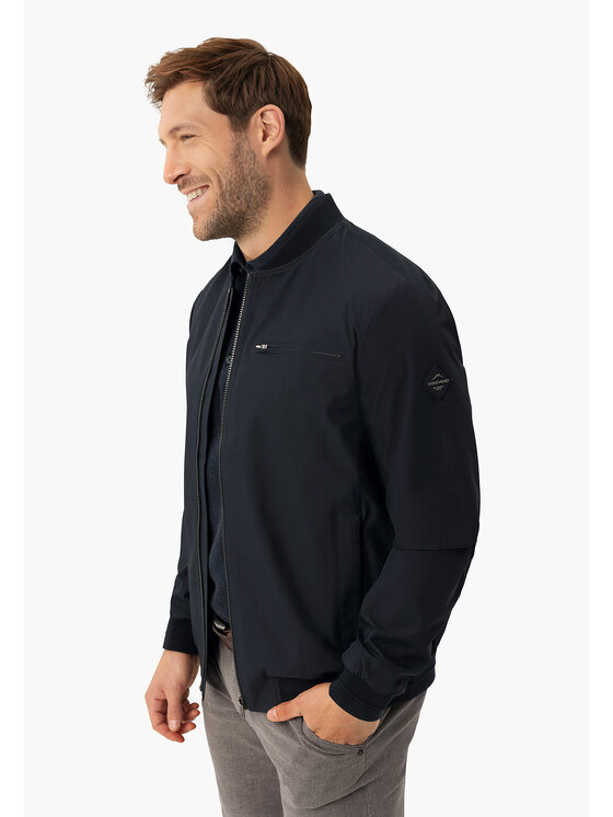 Volcano Volcano Kurtka bomber J-BAZIL Niebieski Regular Fit